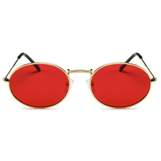 Oval flat lenses zonnebril - Rood - Alle zonnebrillen