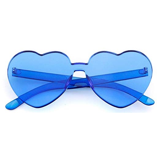 Candy zonnebril Hartjes - Blauw