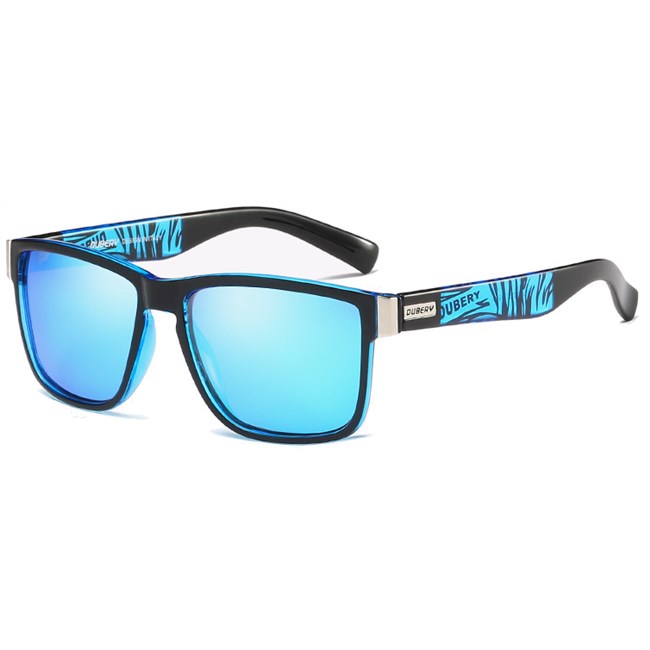 Luxe Wayfarer zonnebril - Blauw Gepolariseerd