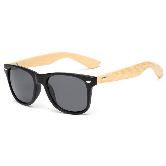 Wayfarer zonnebril "Woody" - Matte Zwart