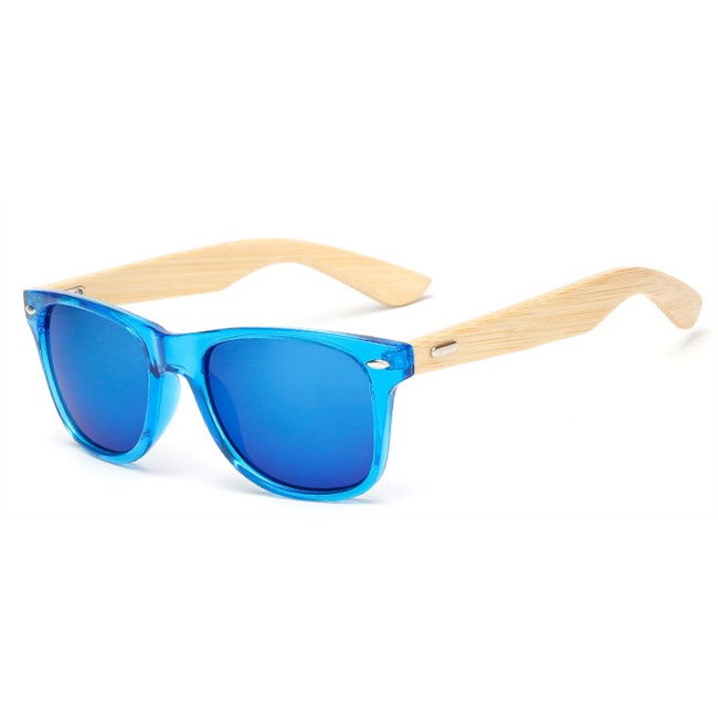 Wayfarer zonnebril "Woody" - Blauw