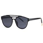 Cat eye zonnebril "Bridge" - Zwart