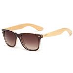 Wayfarer zonnebril "Woody" - Bruin