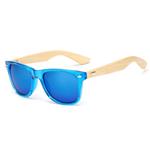 Wayfarer zonnebril "Woody" - Blauw