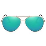 Pilotenbril spiegelglas - Blauw/Groen