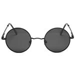John Lennon ronde zonnebril - Zwart Gepolariseerd