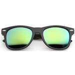 Wayfarer zonnebril spiegelglazen - Groen/Geel Gepolariseerd
