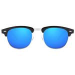 Clubmaster zonnebril spiegelglazen - Blauw
