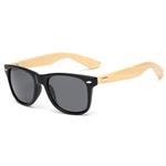 Wayfarer zonnebril "Woody" - Matte Zwart