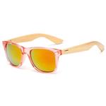 Roze Wayfarer zonnebril "Woody" - Oranje