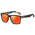 Luxe Wayfarer zonnebril - Oranje Gepolariseerd