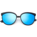 Cat-eye zonnebril "Brow" - Blauw